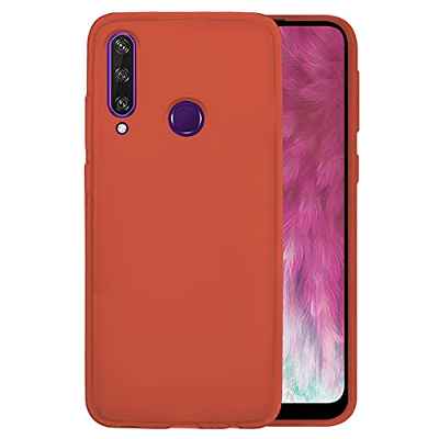 TBOC Funda de Gel TPU Roja Compatible con Huawei Y6p [6.3 Pulgadas] Carcasa de Silicona Ultrafina y Flexible para Teléfono Móvil [No es Compatible con Huawei Y6-Huawei Y6s]