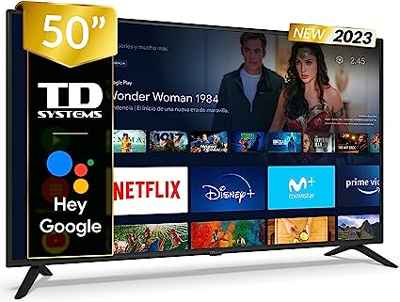 Televisor TD Systems Smart TV de 50" UHD 4K 