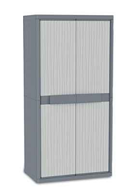 Terry, Jumbo 3900 UW, Armario exterior 2 Puertas, Divisor Vertical, 4 Estantes Internos. 89,7x53,7x180 cm