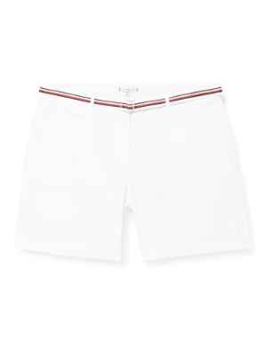 Tommy Hilfiger Cotton Tencel Chino RW Short Pantalones, TH Optic White, 40 para Mujer