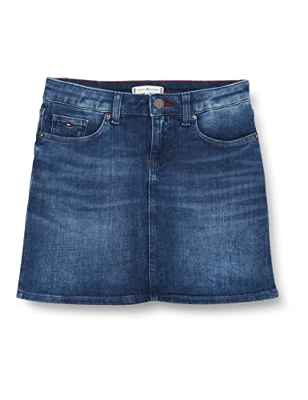 Tommy Hilfiger Regular Skirt Falda, Mediumusedcrsshtch, 24 Month para Niñas