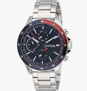 Tommy Hilfiger Reloj Analógico de Cuarzo multifunción para Hombre, con Correa