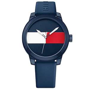 Tommy Hilfiger Reloj Analógico de Cuarzo para hombre con Correa en silicona Azul Marino - 1791322