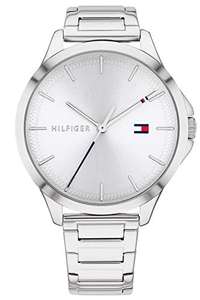 Tommy Hilfiger Reloj Analógico de Cuarzo para mujer con Correa en Acero Inoxidable plateada - 1782085