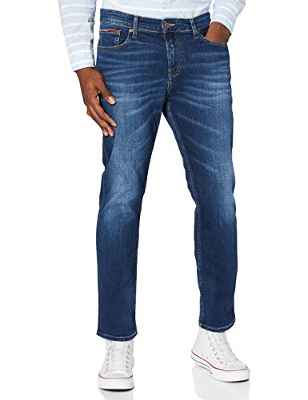 Tommy Hilfiger Ryan Rlxd Strght ASDBS Vaqueros, Azul (Aspen Dark Blue Stretch), W31 / L32 para Hombre