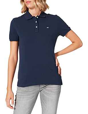 Tommy Hilfiger Tjw Slim Polo Camiseta, Twilight Navy, XS para Mujer