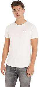 Tommy Jeans Men Short-Sleeve T-Shirt Slim Jaspe Slim Fit