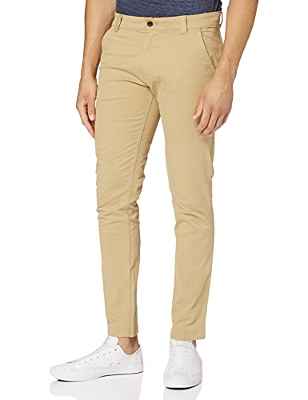 Tommy Jeans TJM Scanton Chino Pantalones, Classic Khaki, 38W / 36L para Hombre