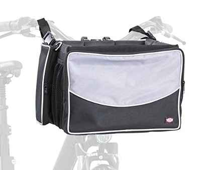 Trixie Caja Frontal para Bicicletas, 41 x 26 x 26 cm, Negro/Gris, 2,82 kg