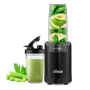 Ufesa Nutriboom Batidora de Vaso Multifuncional, 900W, Incluye 6 Accesorios