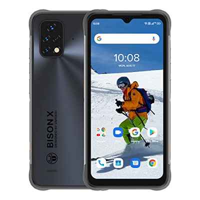 UMIDIGI Movil Resistente Agua y Golpes, Bison X10S 6.53'' HD 6150mAh Batería IP68/IP69K Teléfonos Móviles Libres,16MP+8MP Cámara 4GB+32GB Android 11 4G Smartphone Libre