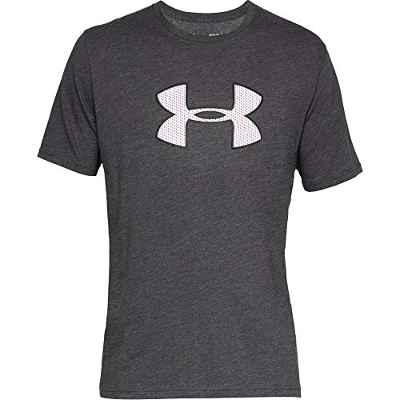 Under Armour Big Logo, Camiseta Hombre, Gris (charcoal Medium Heather White), 32