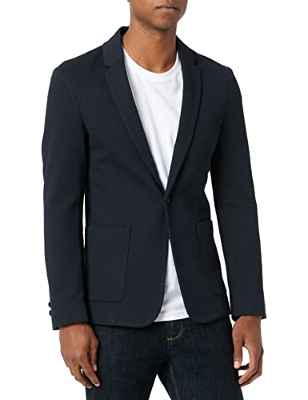 United Colors of Benetton Chaqueta 2JOBUW00C, Azul Oscuro 016, M para Hombre