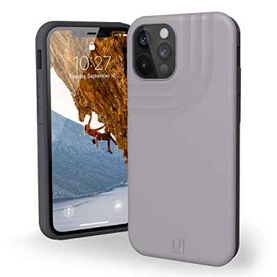 Urban Armor Gear U by UAG [U] Anchor Funda Protectora Apple iPhone 12/iPhone 12 Pro (6,1") (Marco Flexible y Carcasa Dura, Compatible Carga inalámbrica, Resistente caídas de 2.4 m) Gris