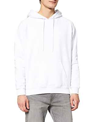 Urban Classics Blank Hoody Sudadera con Capucha, Blanco, M para Hombre