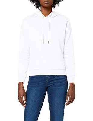 Urban Classics Ladies Hoody Sudadera con Capucha, Blanco (White), S para Mujer