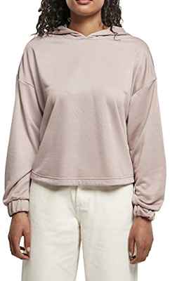 Urban Classics Ladies Oversized Shaped Modal Terry Hoody, Sudadera con Capucha, Mujer, Rosa (Dusk Rose), M