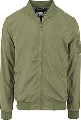 Urban Classics Light Bomber Jacket Chaqueta, Verde (Olive), XXL para Hombre