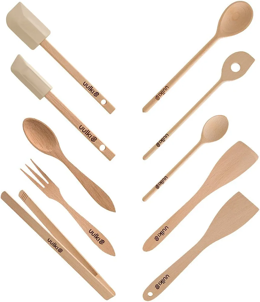 UULKI | Set de utensilios de cocina de madera