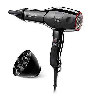 Valera Swiss Silent Jet Light 7700 secador iónico profesional, súper ligero, para un secado silencioso y rápido, 2000 vatios, Color Negro