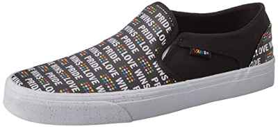 Vans Asher, Zapatillas Mujer, Negro (Pride/Black/Glitter), 38 EU