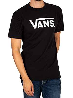 Vans Camiseta clásica, Blanco Y Negro, XS para Hombre