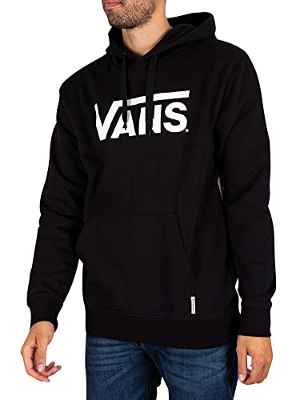 Vans Classic Po Sudadera con Capucha, Negro, L para Hombre