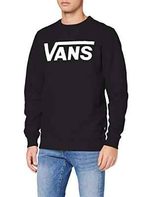 Vans MN Classic Crew II Sudadera, Negro (Black-fwhite Y28), XS para Hombre