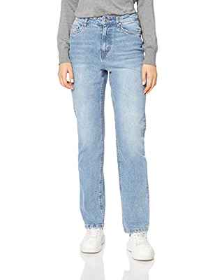 Vero Moda Vmdrew HR Straight Jeans Gu384 Ga Noos, Azul Claro (Denim), 28W / 32L para Mujer