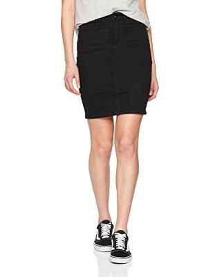 Vero Moda Vmhot Nine HW Dnm Pencil Skirt Noos Ci Falda, Negro (Black Black), 38 (Talla del Fabricante: Medium) para Mujer