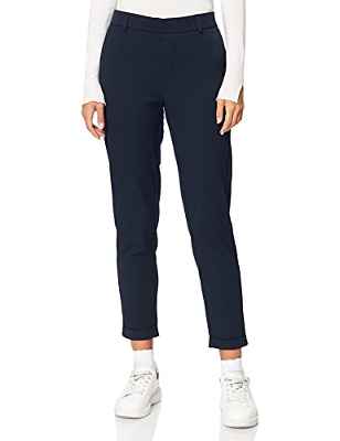 Vero Moda Vmmaya Mr Loose Solid Pant Noos Pantalones, Azul (Night Sky), 36W / 30L para Mujer