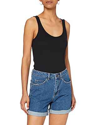 Vero Moda Vmnineteen HR Loose Shorts Mix Noos Pantalones Cortos, Azul (Medium Blue Denim Medium Blue Denim), 40 (Talla del Fabricante: Medium) para Mujer