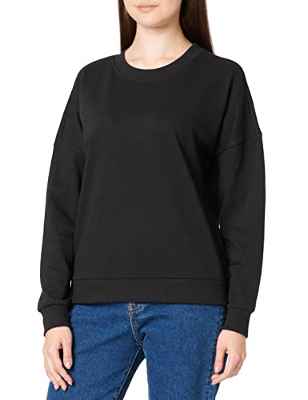 Vero Moda Vmoctavia LS Sweat Jrs Noos Sudadera, Negro, S para Mujer