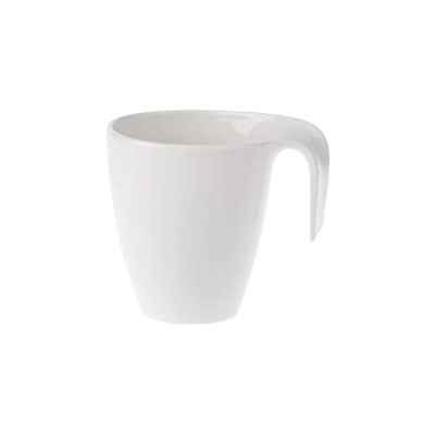 Villeroy & Boch Flow Taza de café, 340 ml, Porcelana Premium, Blanco