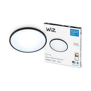 WiZ – Lámpara inteligente WiZ Plafón de techo Superslim LED 16W, Luz Blanca de Cálida a Fría