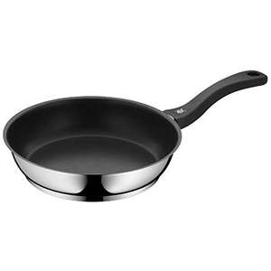WMF Devil - Sartén Ø24 cm con Revestimiento Antiadherente, Acero Inxidable Pulido Para Todo Tipo de Cocinas