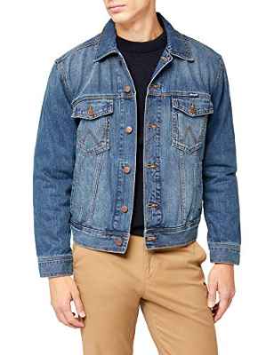 Wrangler Classic Denim Jacket Chaqueta de Mezclilla, Azul (Mid Stone 14v), XXX-Large para Hombre