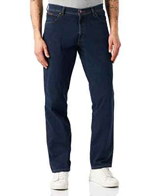 Wrangler Texas Slim Low Stretch Vaqueros, Azul (Cross Game 11u), 35W / 32L para Hombre