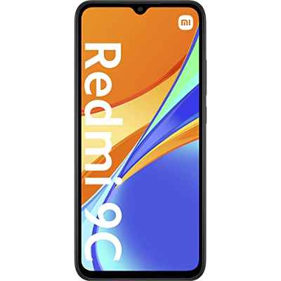 Xiaomi Redmi 9C - Smartphone con Pantalla HD+ de 6.53" DotDrop (4GB+128 GB, Triple cámara trasera de 13MP con IA, MediaTek Helio G35, Batería de 5000 mAh, 10 W de carga rápida), Gris [Ver. ES/IT]