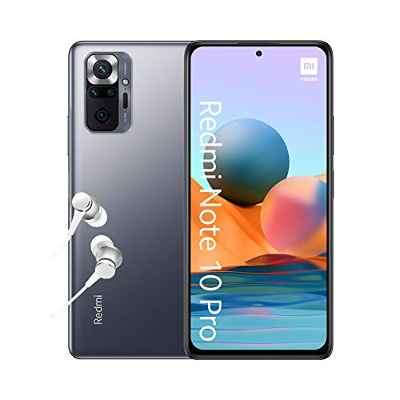 Xiaomi Redmi Note 10 Pro - Smartphone 6+128GB, 6,67" AMOLED DotDisplay de 120 Hz, Snapdragon 732G, 108 MP Cámara cuádruple, 5020 mAh, Gris Onyx