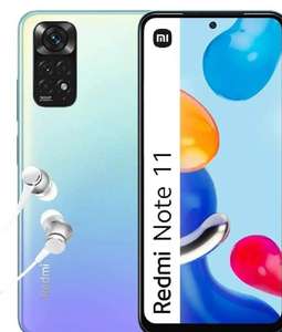 Xiaomi Redmi Note 11 Smartphone 4+64GB, Pantalla de 6.43 pulgadas 90Hz FHD+ Amoled