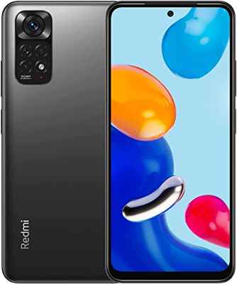 Xiaomi Redmi Note 11 Smartphone 6.43" FHD + DotDisplay, 90Hz FHD+ AMOLED DotDisplay, 50MP Al Quad Camera, 5000mAh (typ) batería, Dual-SIM 4G 128GB Twilight Blue [Versión Global]